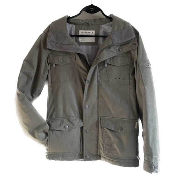 Firefly Other - SNOWBOARD Firefly Zippered Button Down Utility Winter Jacket | Olive Gre…